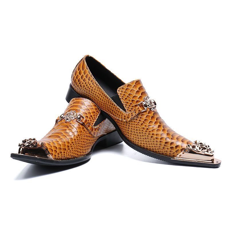 Scarpe casual in pelle da lavoro Ginger, scarpe eleganti personalizzate per uomo