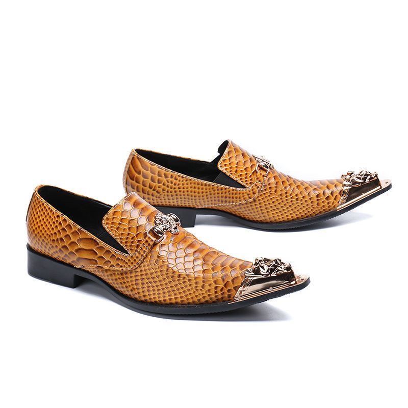 Scarpe casual in pelle da lavoro Ginger, scarpe eleganti personalizzate per uomo