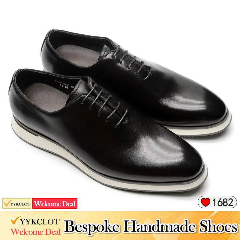 British style polished leather Oxford shoes men's business dress leather shoes