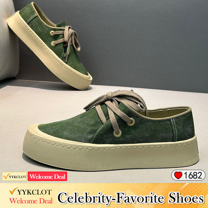 Fashion tablet heightening soft-soled casual shoes for men Thick soled flat shoes