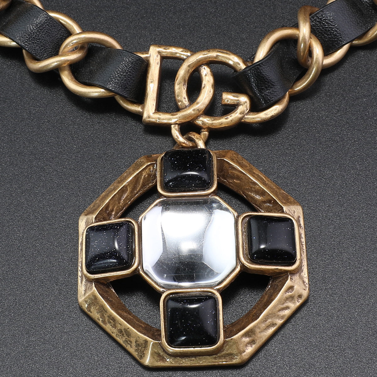 Personalized black tassel necklace