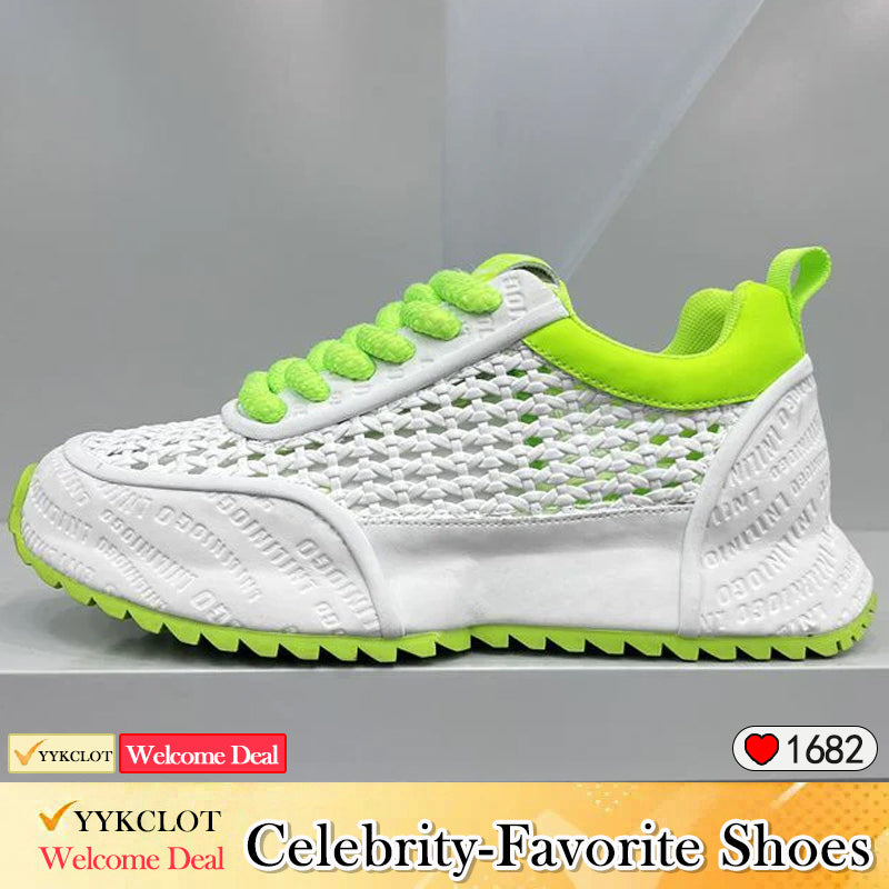 Summer mesh soft-soled sports and casual leather sneakers Running shoes and sports shoes for men sneakers