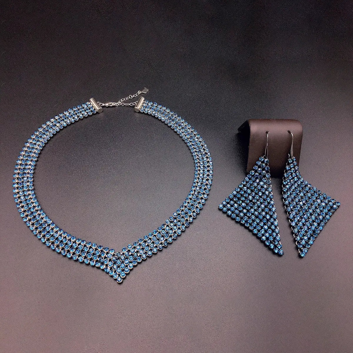 Parure Collier et Boucles d'Oreilles de Luxe Perles Dorées