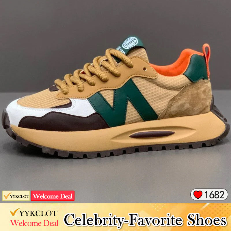 Stylish and simple heightening wear-resistant sports and casual leather sneakers Running shoes and sports shoes for men sneakers