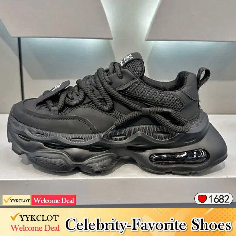 Round head lightweight platform casual Running shoes and sports shoes for men sneakers