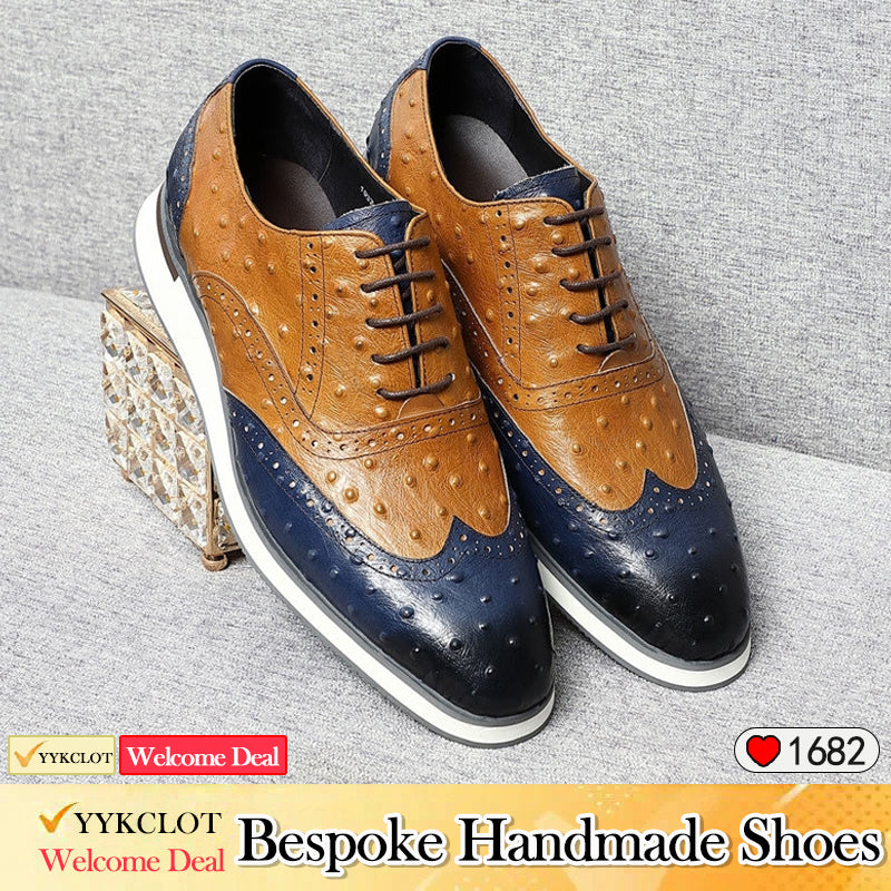 Bullock color matching business oxford shoes casual men's formal leather shoes