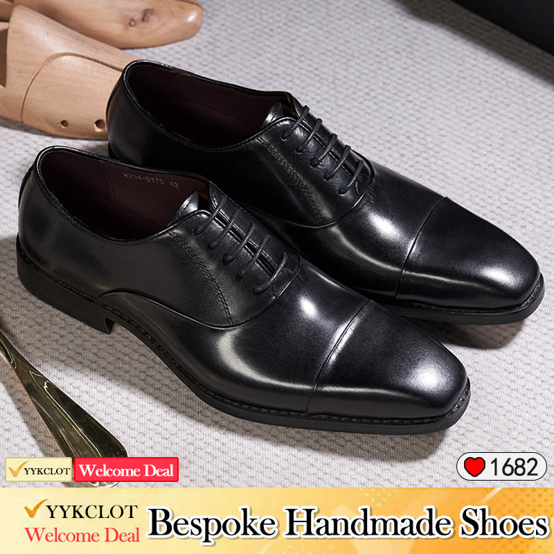 Business Dress Oxford Shoes Men's British Classic Leather Shoes