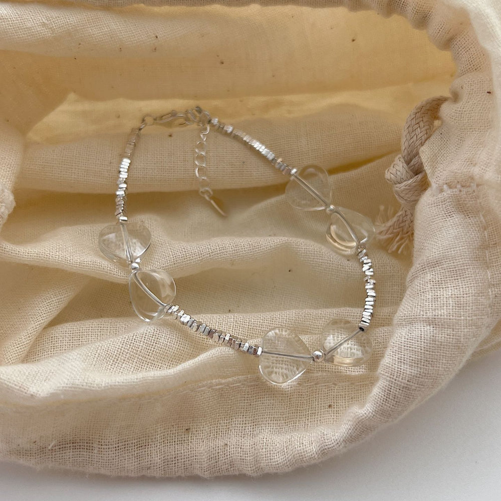 925 Sterling Silver Niche Love Heart Bracelet