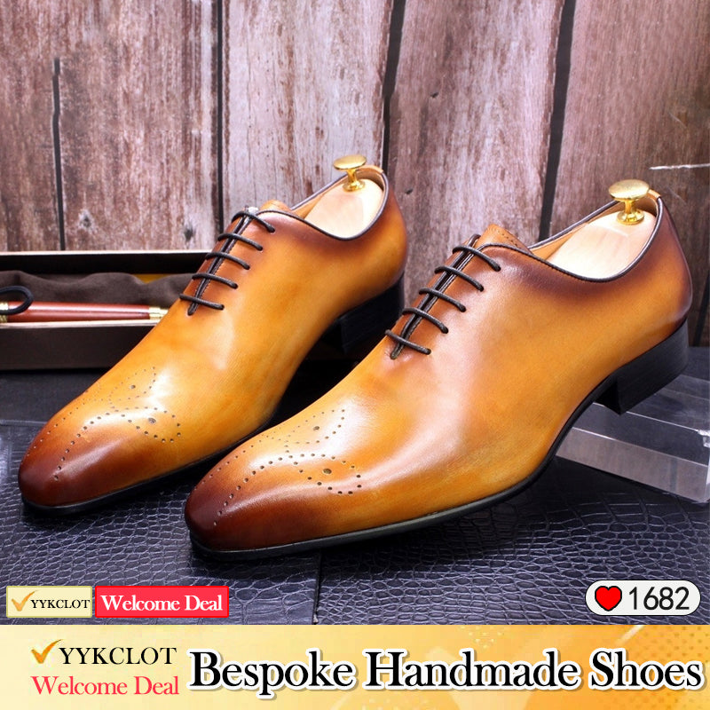 Leather Dress Loafers Men's Business Oxford Shoes