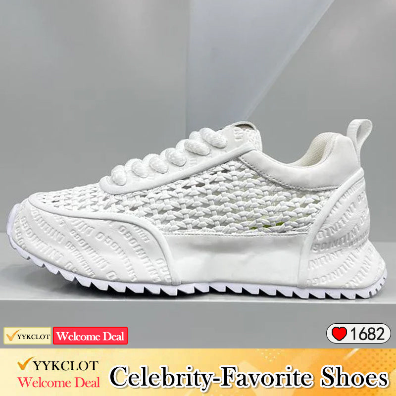 Summer mesh soft-soled sports and casual leather sneakers Running shoes and sports shoes for men sneakers