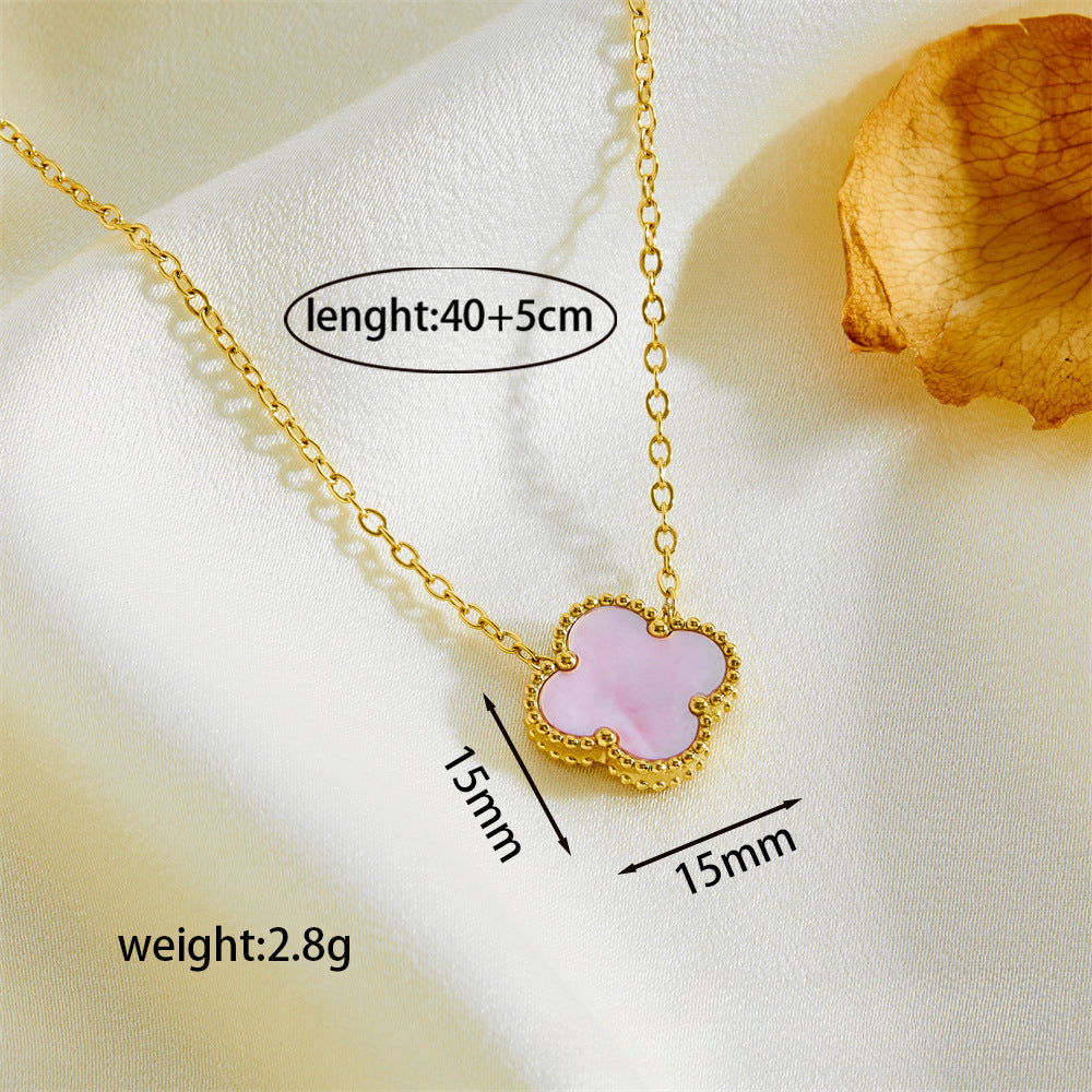 Fashion four-leaf clover bracelet necklace series