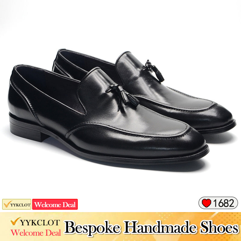 Fashion Leather Breathable Leather Shoes Men's Business Loafers