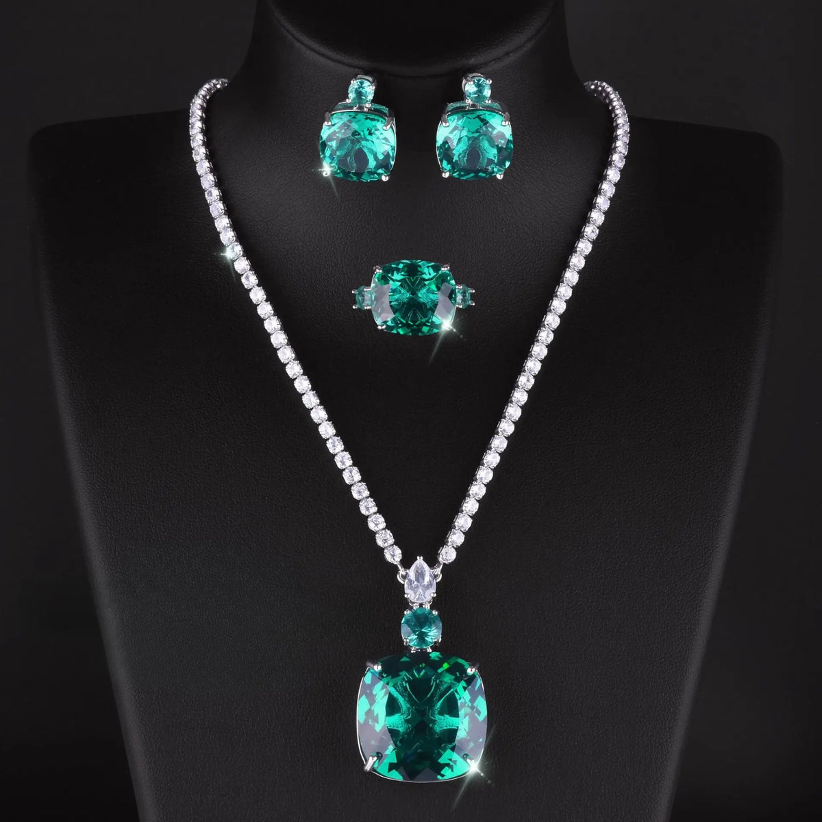 Parure de luxe Diamant Rubis