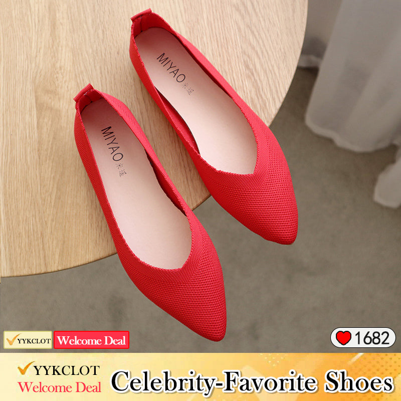 Pointed braided soft-soled casual home loafers