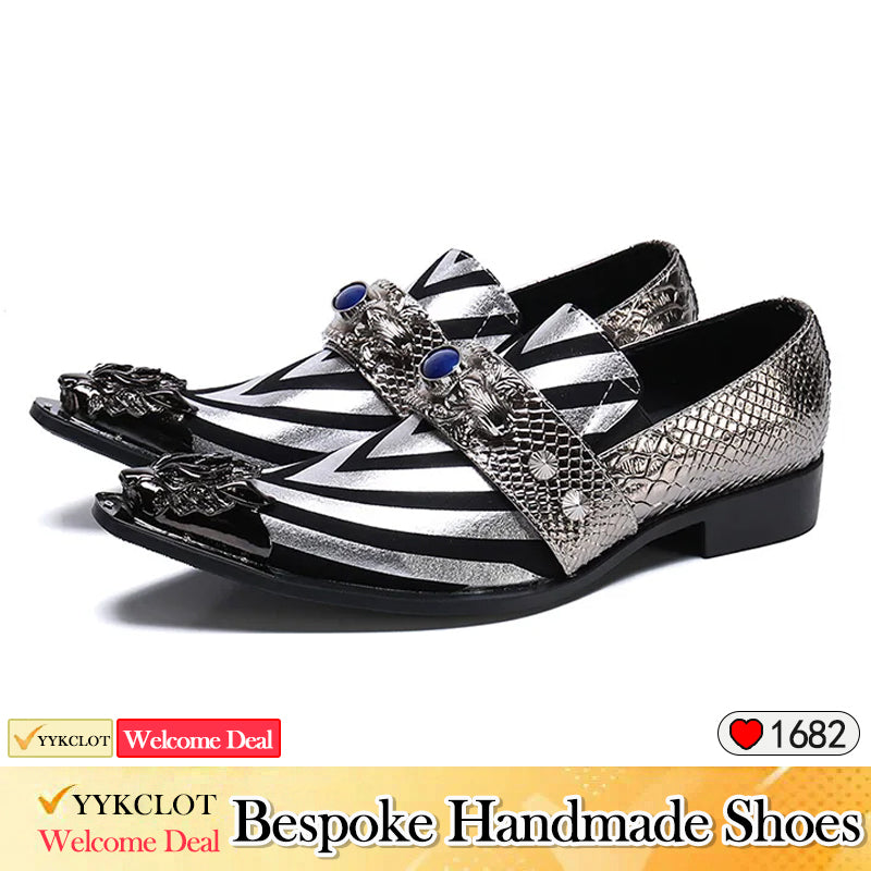 Gold persönlichkeit spitze kleid schuhe herrenmode kleid schuhe