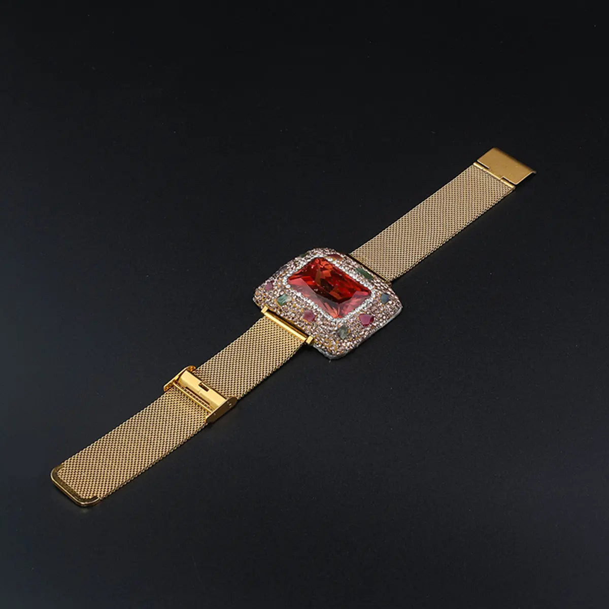 Collier et parure de bijoux de luxe en pierres précieuses de style vintage, collier tendance avec grande agate rubis