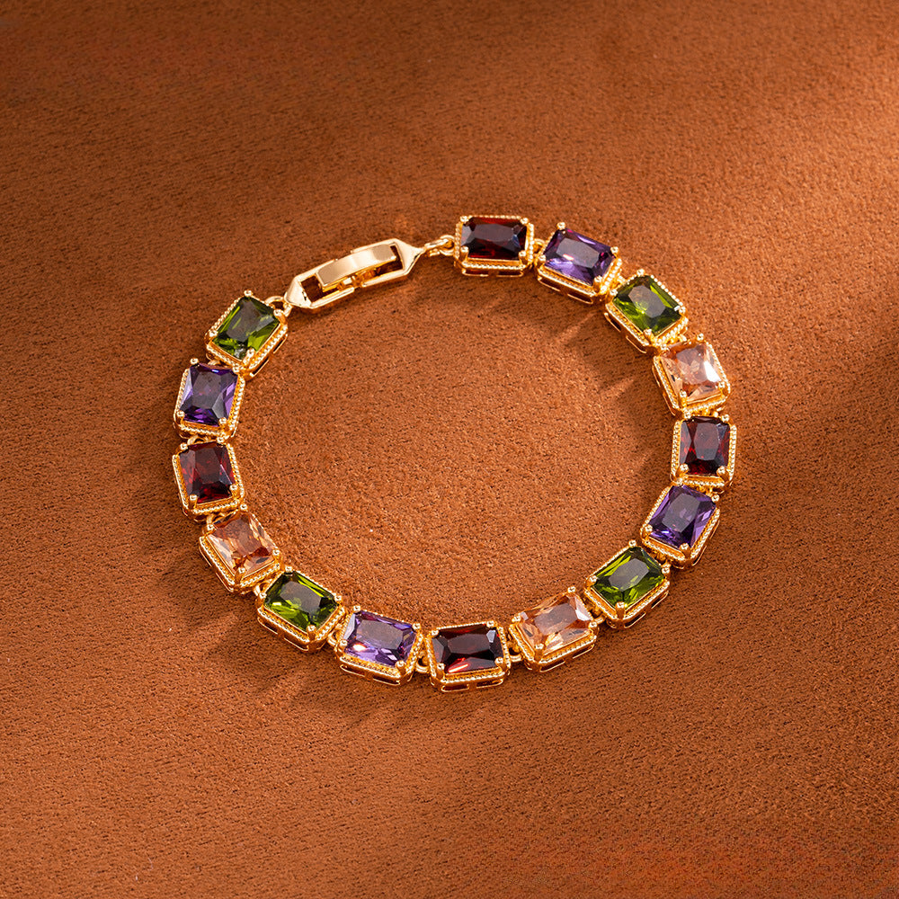 Fashion Class A inlaid zircon bracelet