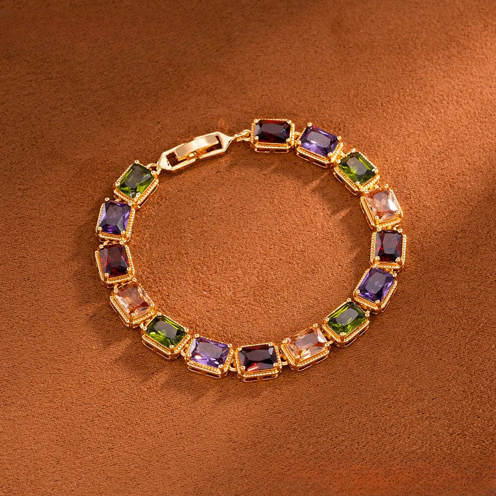 Bracelet de mode classe A avec zircon incrusté
