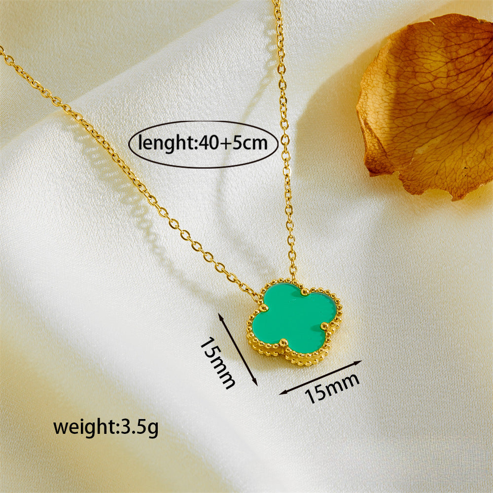 Fashion four-leaf clover bracelet necklace series