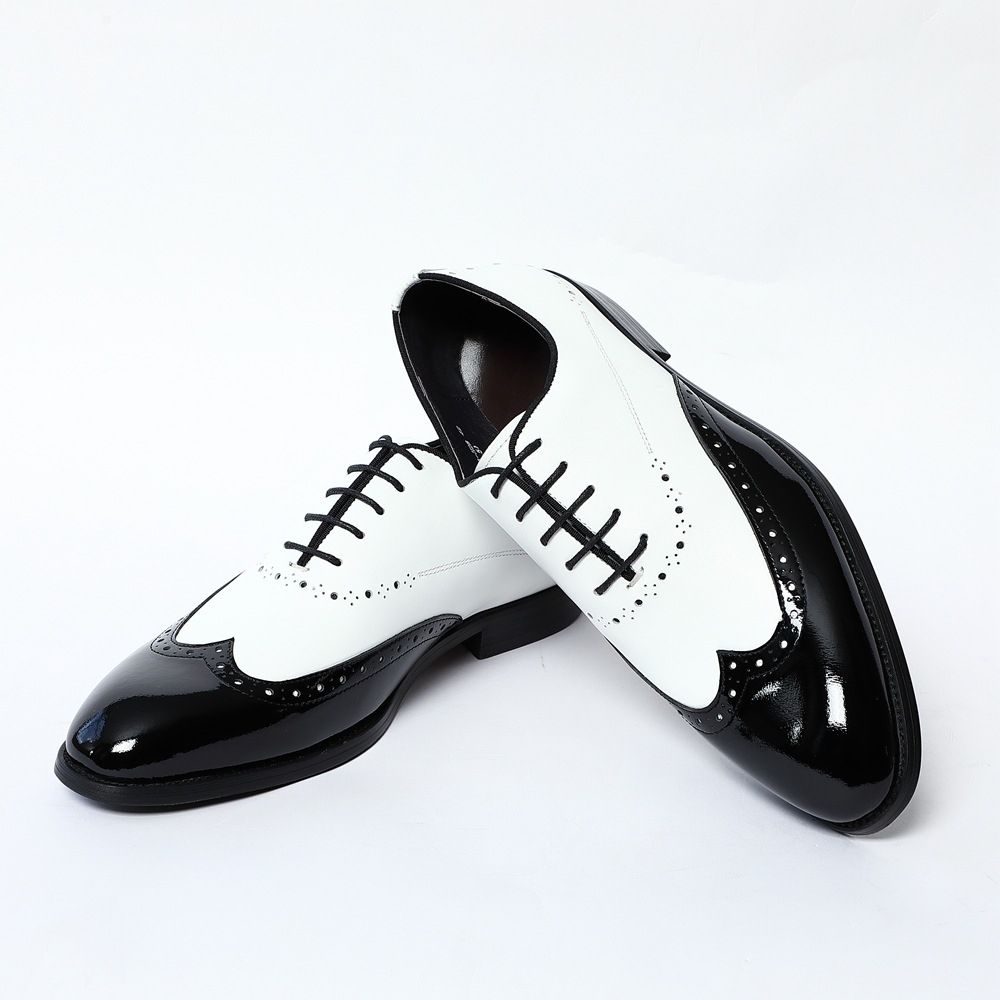 Leather Carving Formal Leather Shoes Derby Shoes