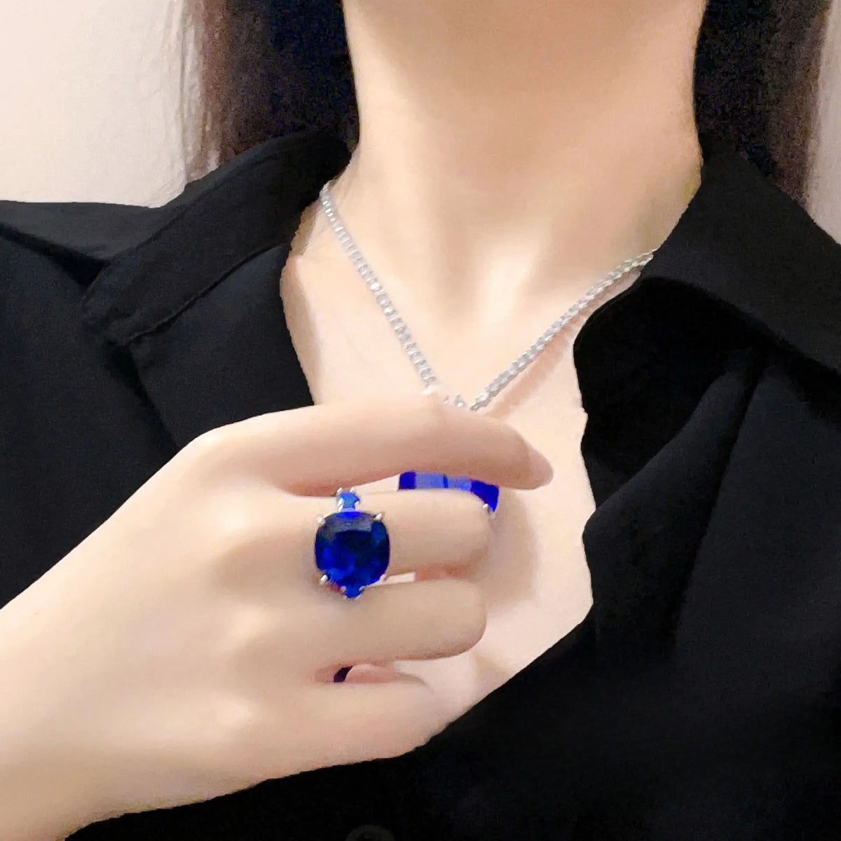 Parure de luxe Diamant Rubis