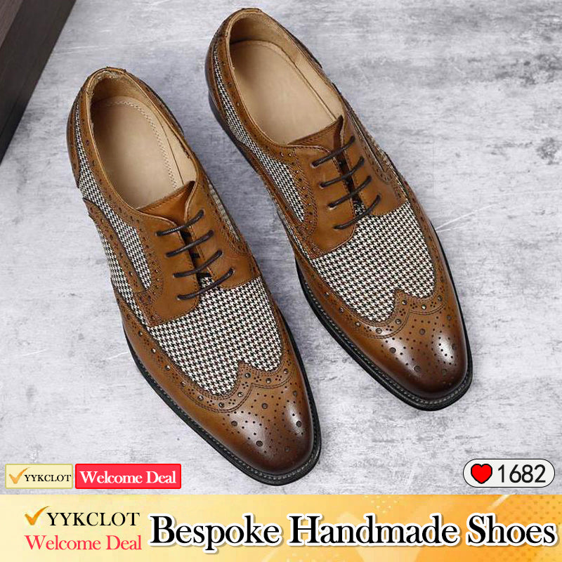 Fashion Leather Business Men's Formal Derby Shoes