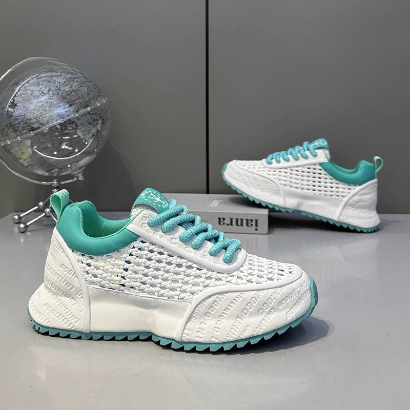 Summer mesh soft-soled sports and casual leather sneakers Running shoes and sports shoes for men sneakers