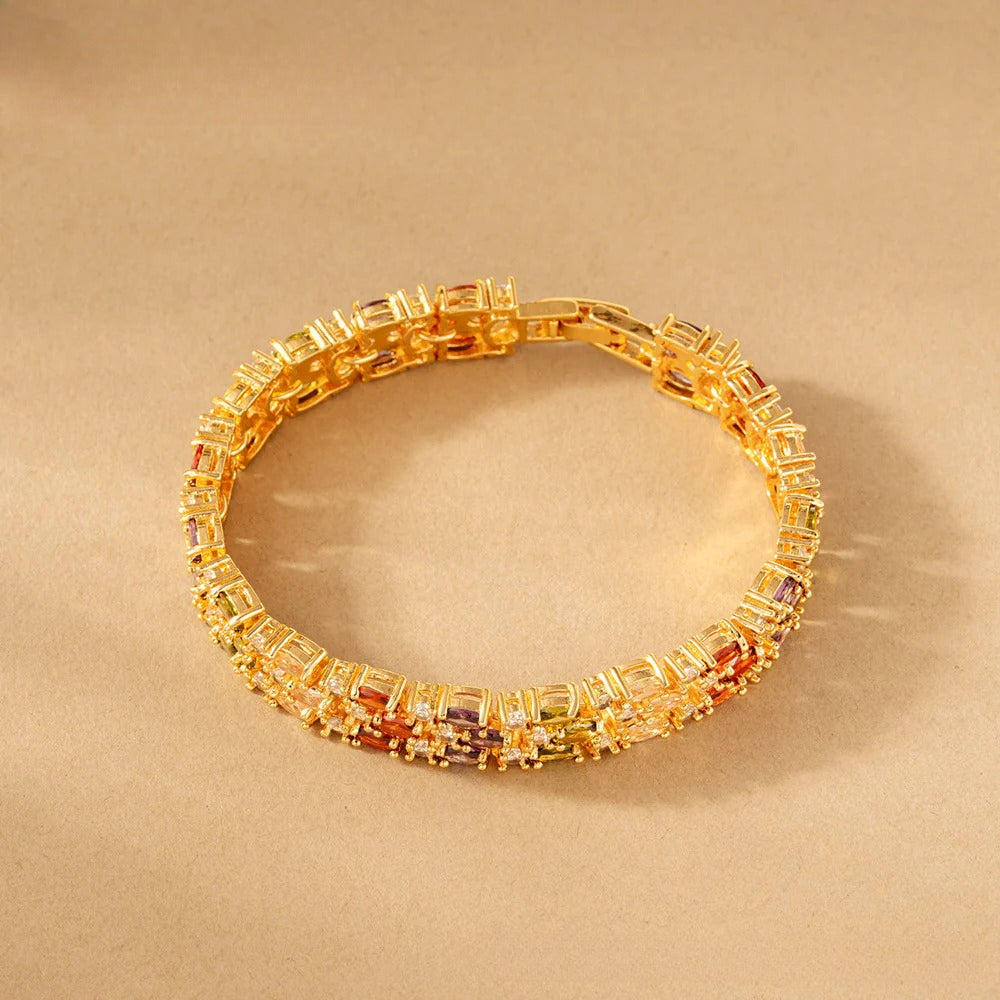 Fashion Ruby Diamond Bracelet