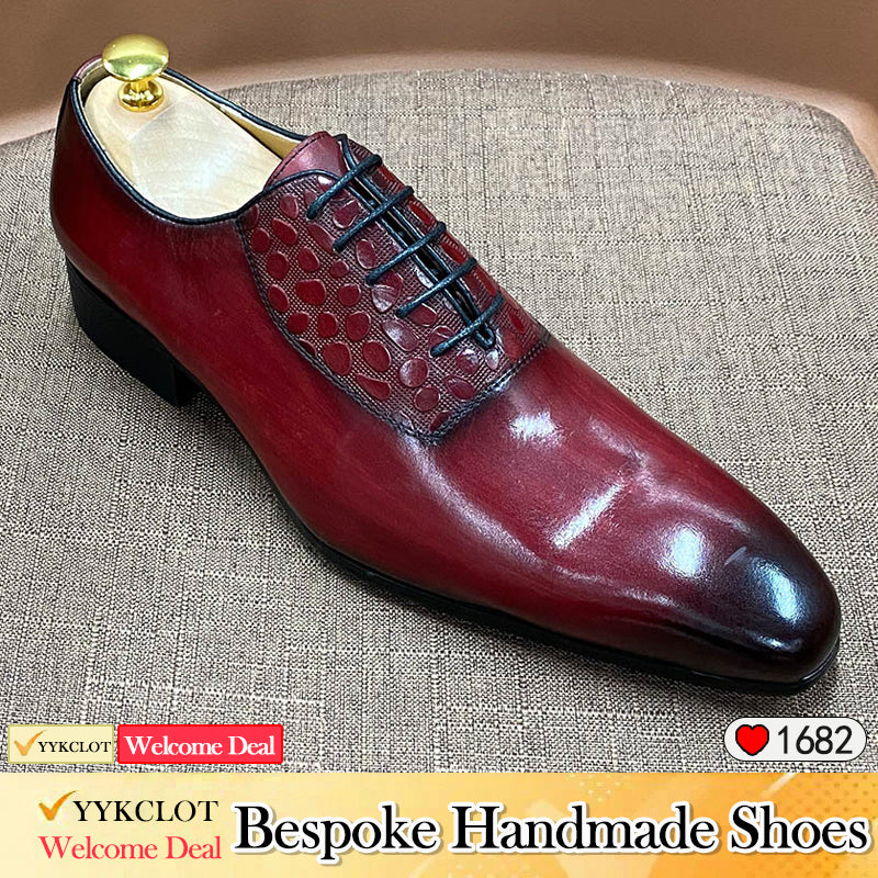 Business Wedding Banquet Dress Men's Leather Shoes