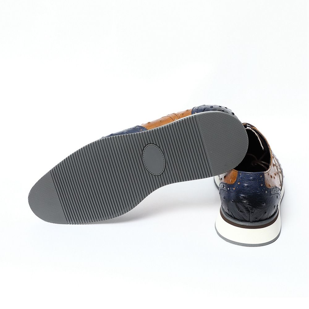 Bullock color matching business oxford shoes casual men's formal leather shoes