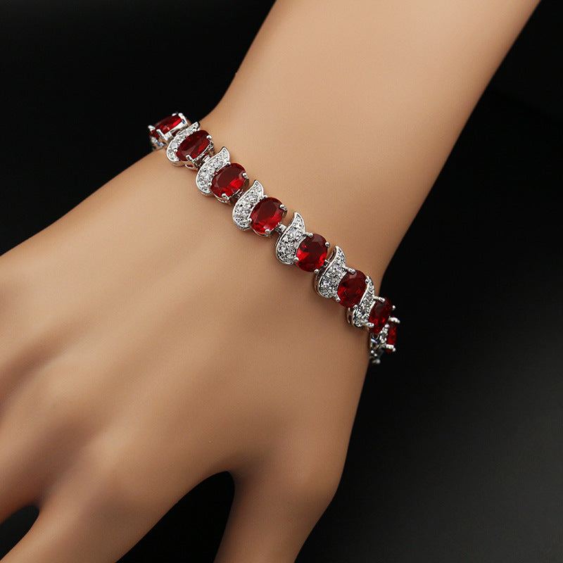 Fashion Diamond Buckle Bracelet