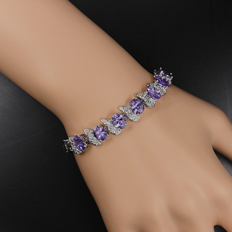 Fashion Diamond Buckle Bracelet