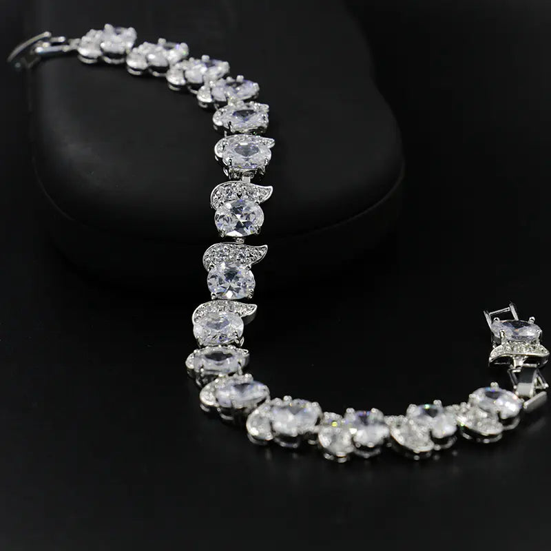 Bracelet de mode avec boucle diamant