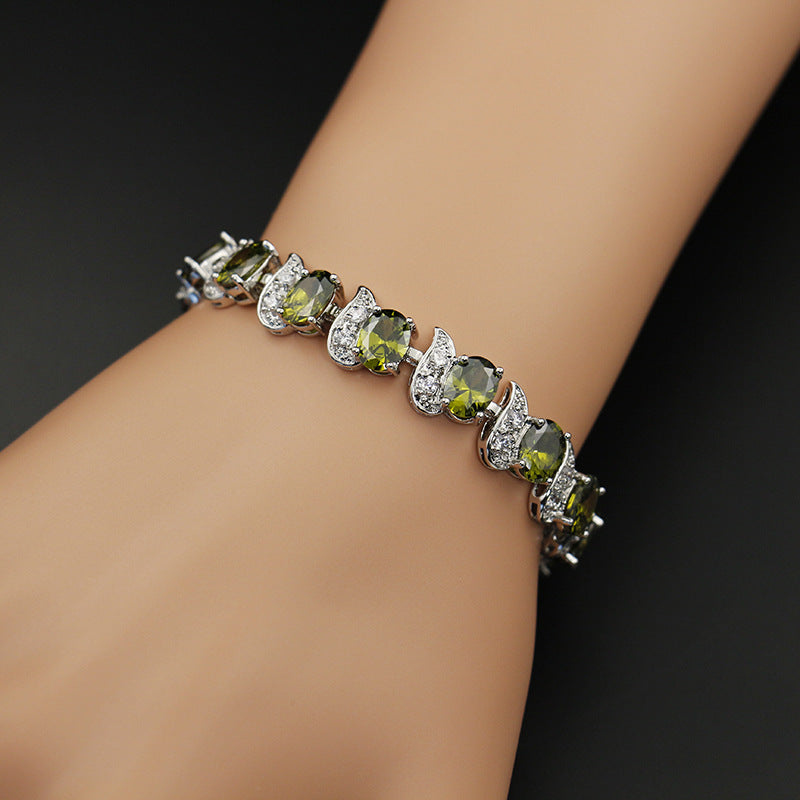 Fashion Diamond Buckle Bracelet