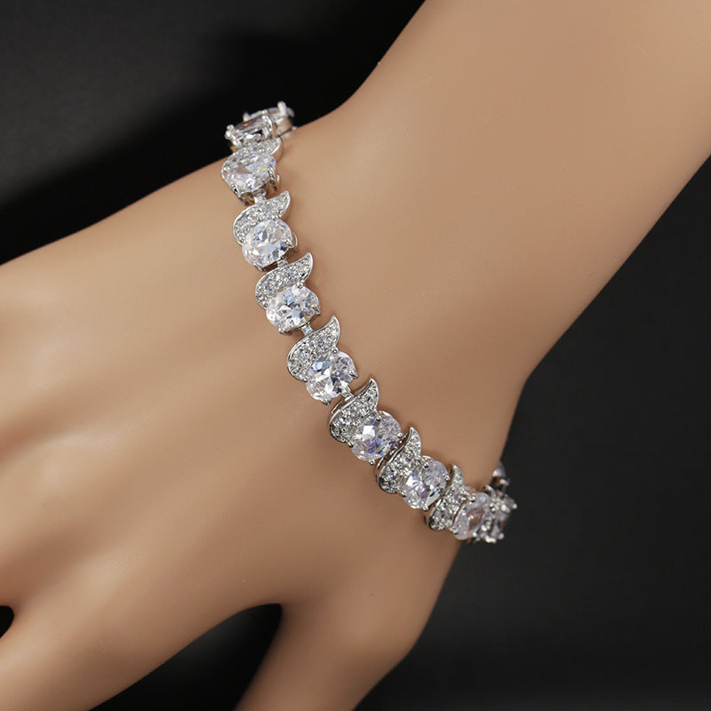 Fashion Diamond Buckle Bracelet