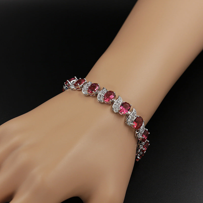 Fashion Diamond Buckle Bracelet