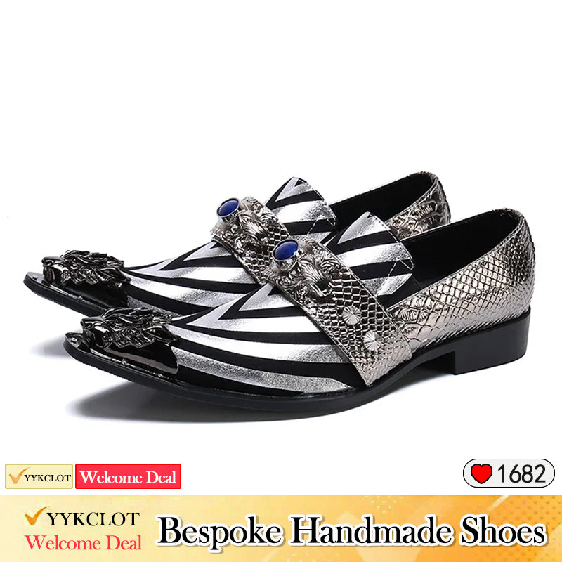 Scarpe casual retrò nere Scarpe eleganti da uomo