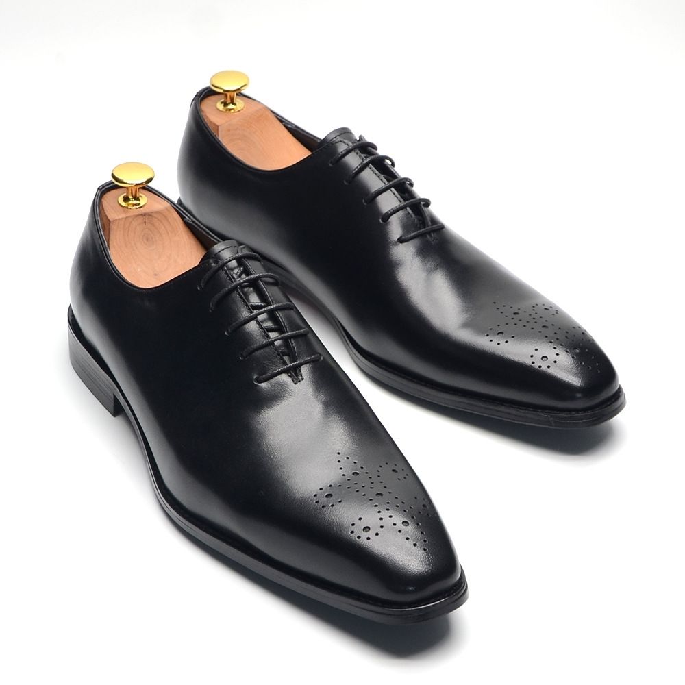 British men's business oxford shoes first layer cowhide dress leather shoes