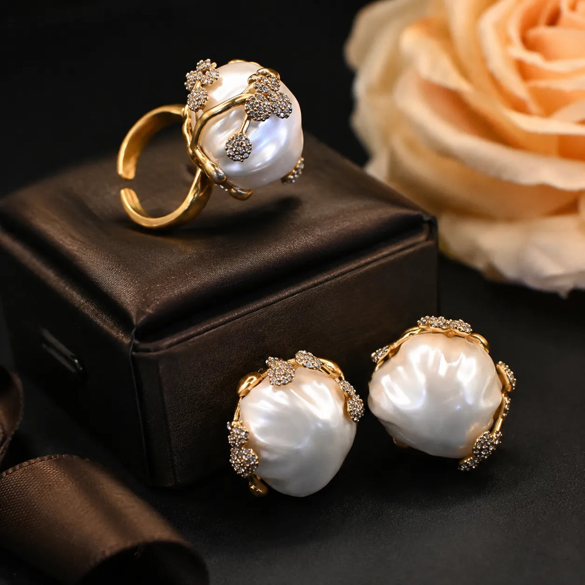 Boucles d'oreilles personnalisées imprimé léopard Maillard