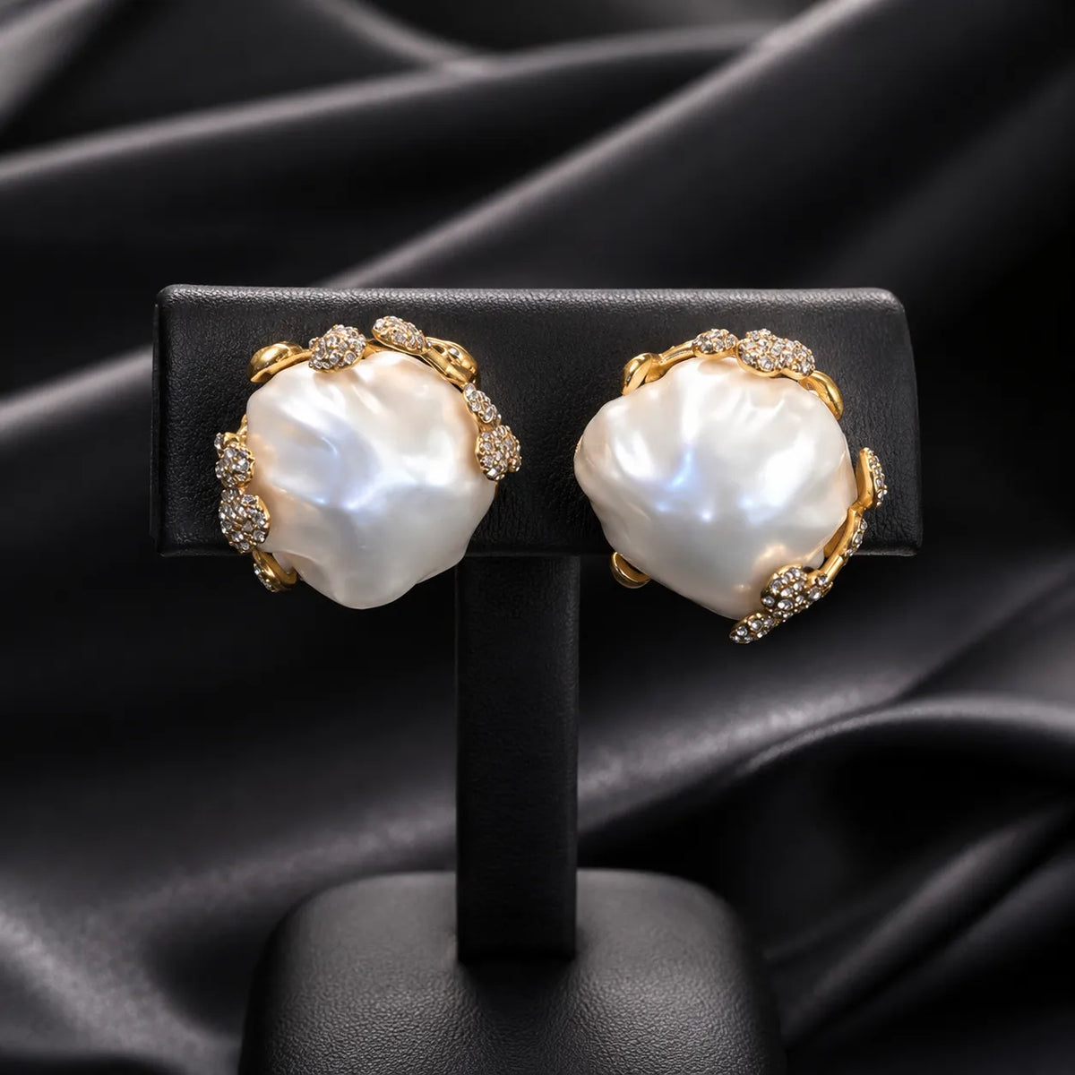 Boucles d'oreilles personnalisées imprimé léopard Maillard