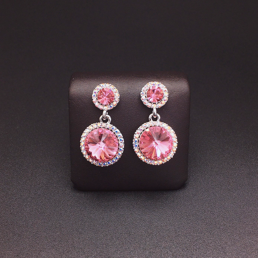 Chic Green Gemstone Look Earrings for Daily Wear