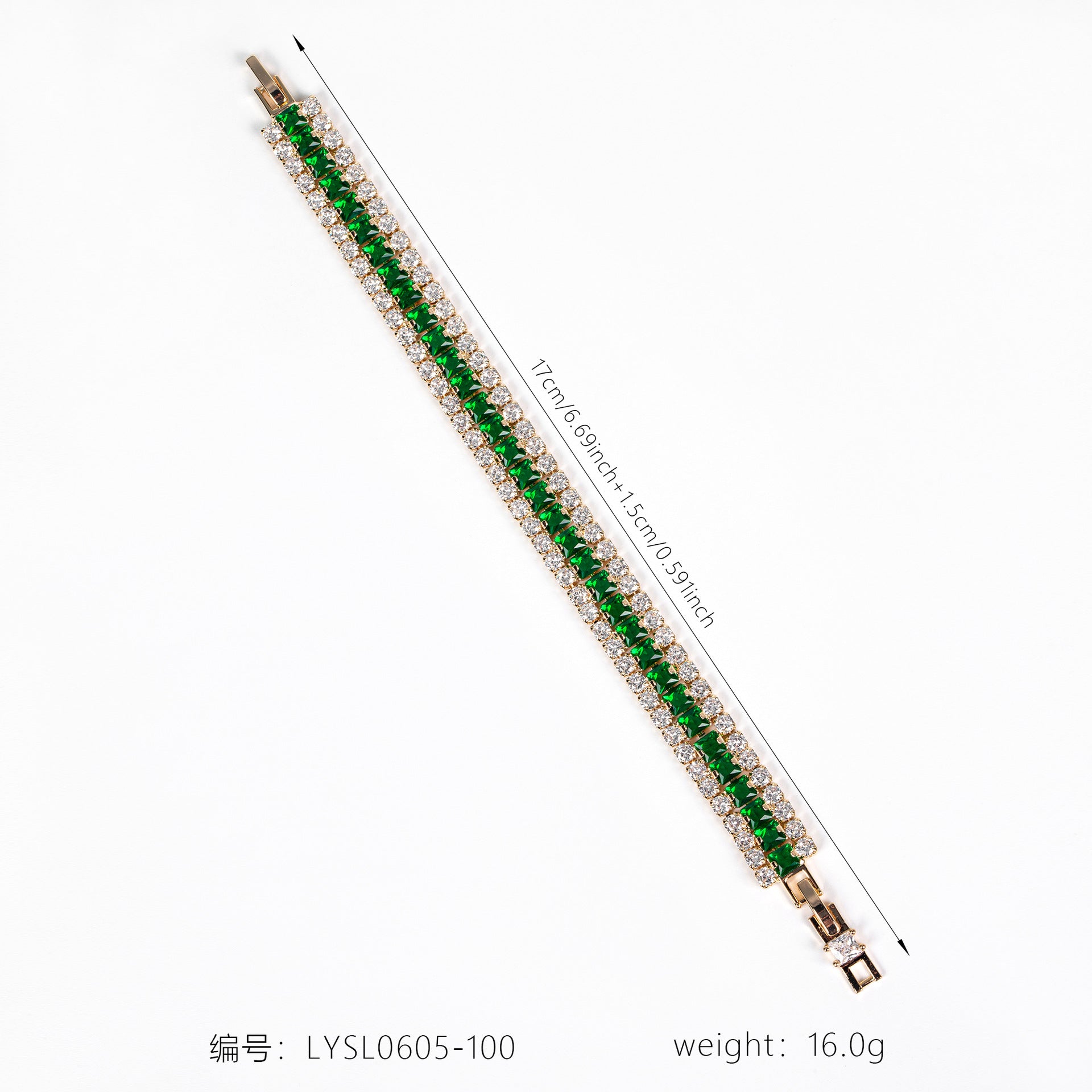 Luxury Red Crystal Tennis Bracelet for Women
