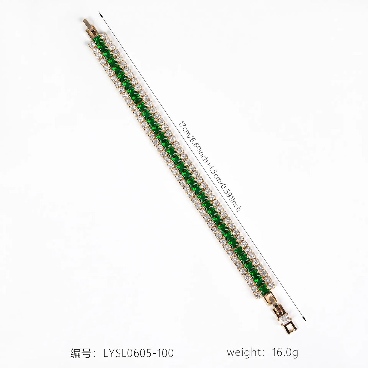 Bracelet de tennis de luxe en cristal rouge pour femmes