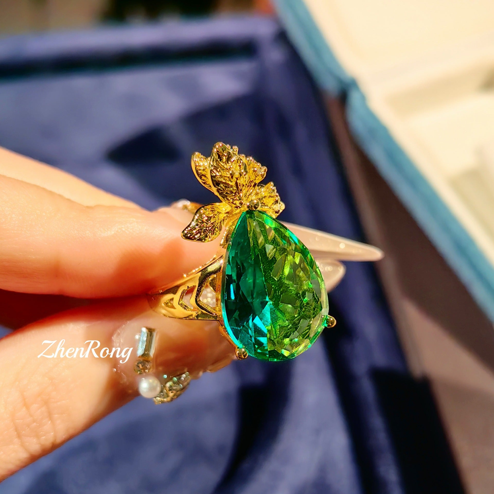 Italian brushed zircon color treasure series