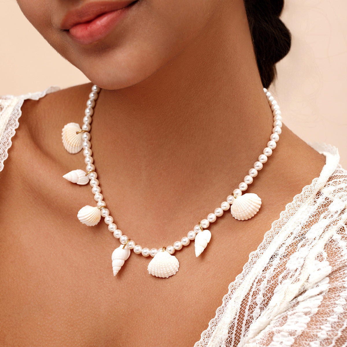 Bohemian Shell Starfish Necklace