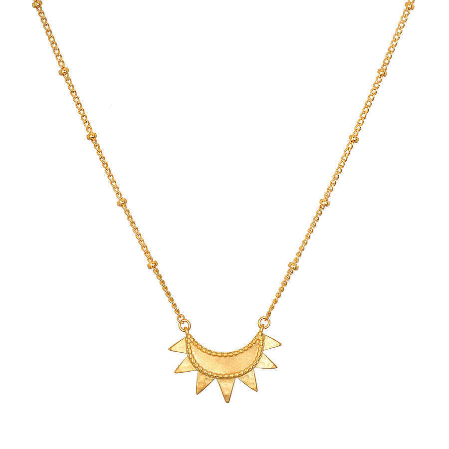 Sun and Moon Double Stacked Necklace