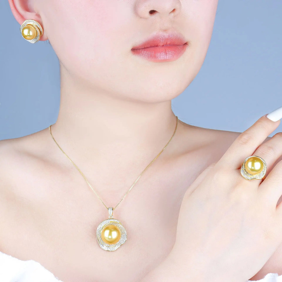 Ensemble collier et chandail bijoux de luxe vintage