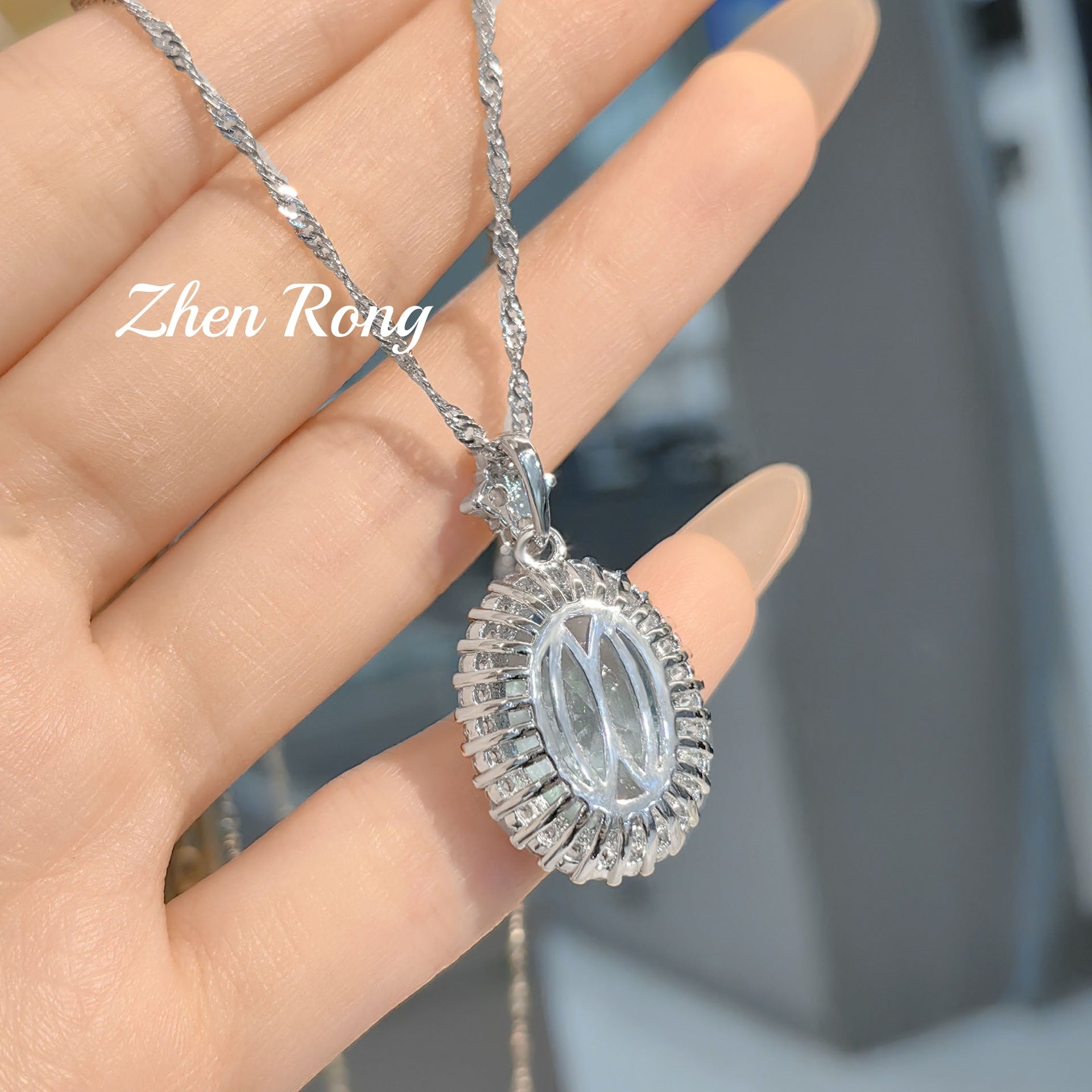 Heavy Industry Color Diamond Pigeon Egg Hanging Color Treasure Series