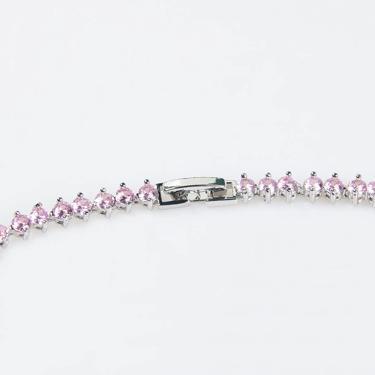 Luxuriöses Schmuckset für Damen: Halskette und Ohrringe mit weißen Kristall-Tropfen