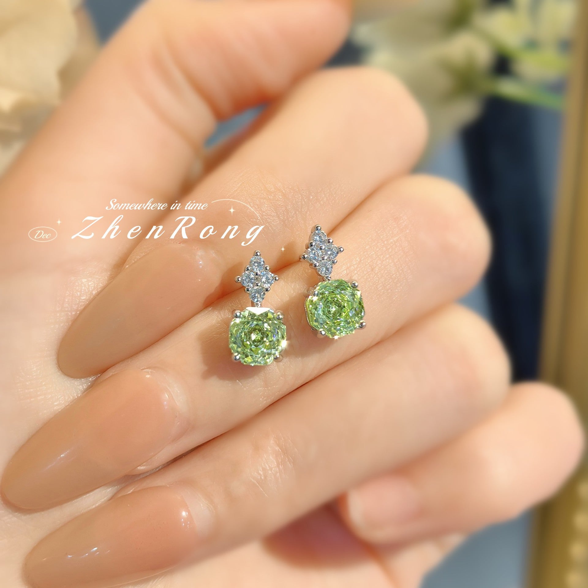 Fashion light luxury star anise rose color treasure series